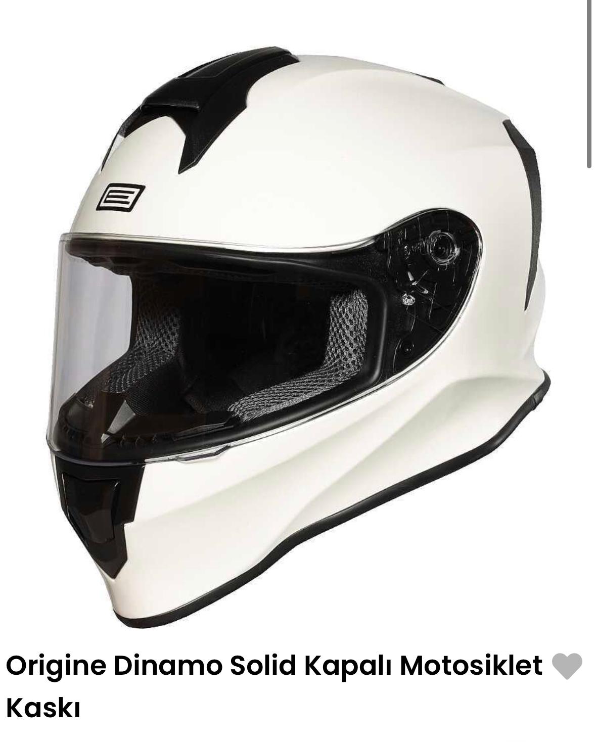 Origine Dinamo Solid Kapalı Motosiklet Kaskı