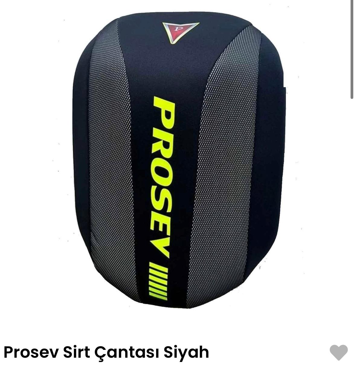 Prosev Sırt Çantası Siyah